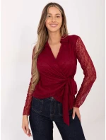 Blúzka MI BZ 92405.67 bordová Blúzka MI BZ 92405.67 bordová