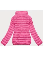 Ľahká ružová prešívaná dámska bunda (58M23037-46)