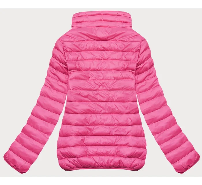 Ľahká ružová prešívaná dámska bunda (58M23037-46)