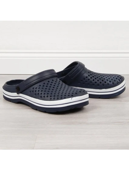 Pánské pěnové nazouváky W model 16185961 navy blue - NEWS Pánské pěnové nazouváky W model 16185961 navy blue - NEWS