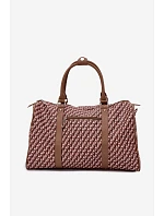 Vzorovaná Dámská Cestovní Taška Hnědá model 22111582 - Flora&Co