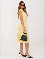 Sukienka MI SK  jasny żółty model 22128392 - FPrice