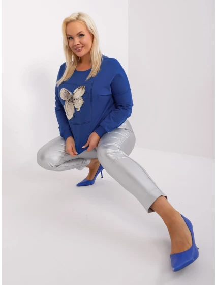 Bluzka RV BZ model 19349183 kobaltowy - FPrice