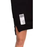 model 17191712 Svetrová tunika se zipy černá - Moe model 17191712 Svetrová tunika se zipy černá - Moe