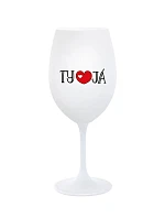 YOU AND ME - pohár na biele víno 350 ml