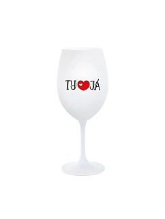 YOU AND ME - pohár na biele víno 350 ml