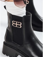 Dámské černé kozačky model 21992319 - Dstreet