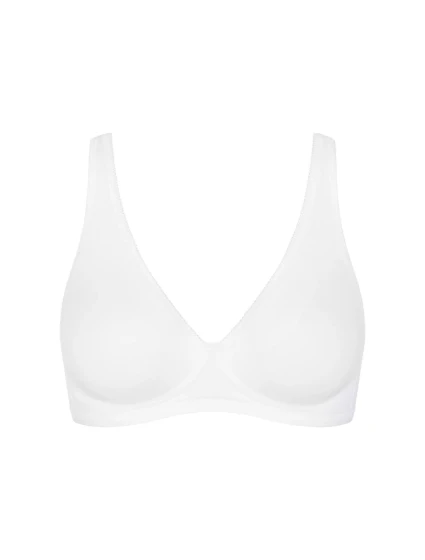 sloggi Basic+ Soft Bra - WHITE - SLOGGI WHITE - SLOGGI