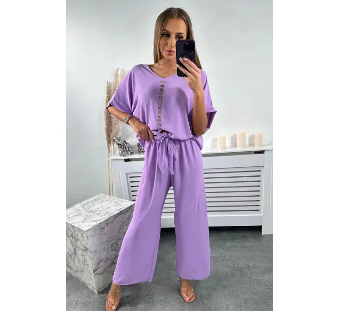 Súprava blúzky a nohavíc svetlo fialová Súprava blúzky a nohavíc svetlo fialová