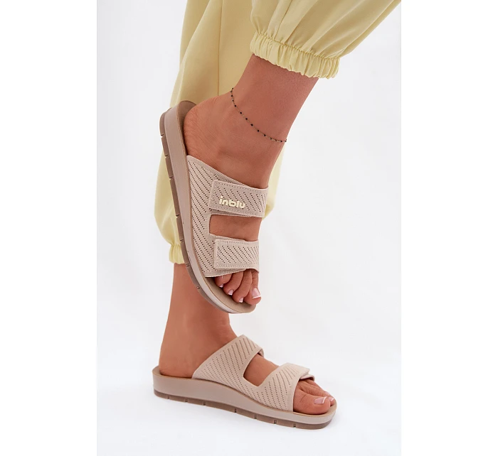 Dámské pantofle INBLU AG000015 Béžové