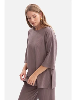 Žebrovaný pletený top model 21379880 - BeWear