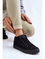 Dámské klasické vysoké tenisky Big Star LL274001 Černé Dámské klasické vysoké tenisky Big Star LL274001 Černé