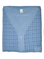 Pánske rozopínacie pyžamo Gucio 298 dł/r 3XL