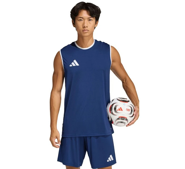 Pánske tričko adidas Entrada 26 Sleeveless Jersey navy blue KB3930