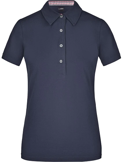 Daiber JN 969 Dámske piqué polo „Plain“ 02.0969 tmavomodrá/červená-tmavomodrá-biela Daiber JN 969 Dámske piqué polo „Plain“ 02.0969 tmavomodrá/červená-tmavomodrá-biela