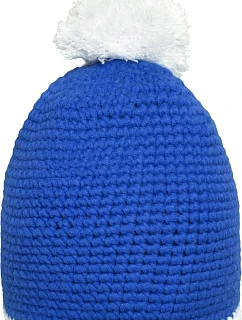 MB  čepice s lemem a bambulí 03. blue/white model 22496313 - Daiber
