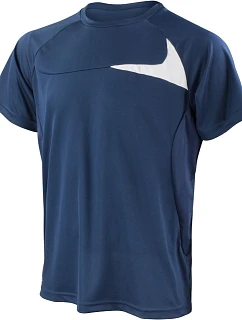 S Pánské tréninkové tričko 29. navy/white model 22426472 - Spiro