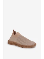 Dámské Sportovní Boty S Ozdobou D&A model 21685938 Béžové - S.Barski