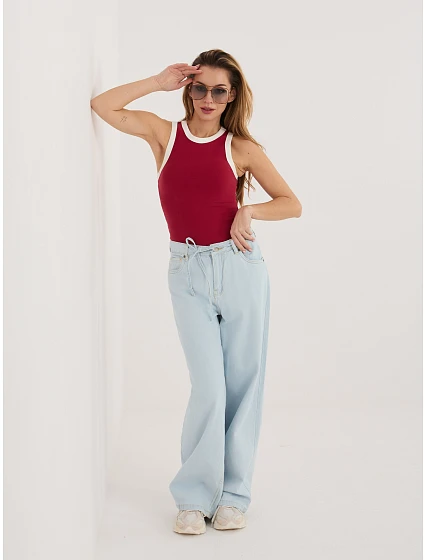 Spodnie model 22041086 jasny niebieski - FPrice