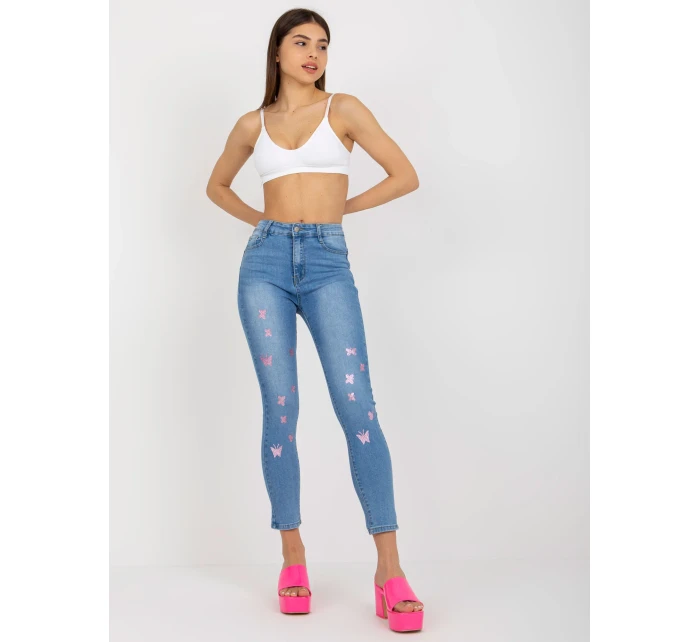 Spodnie jeans NM SP JK105.85P niebieski