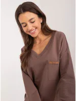Bluzka RV BZ model 20148718 brązowy - FPrice Bluzka RV BZ model 20148718 brązowy - FPrice