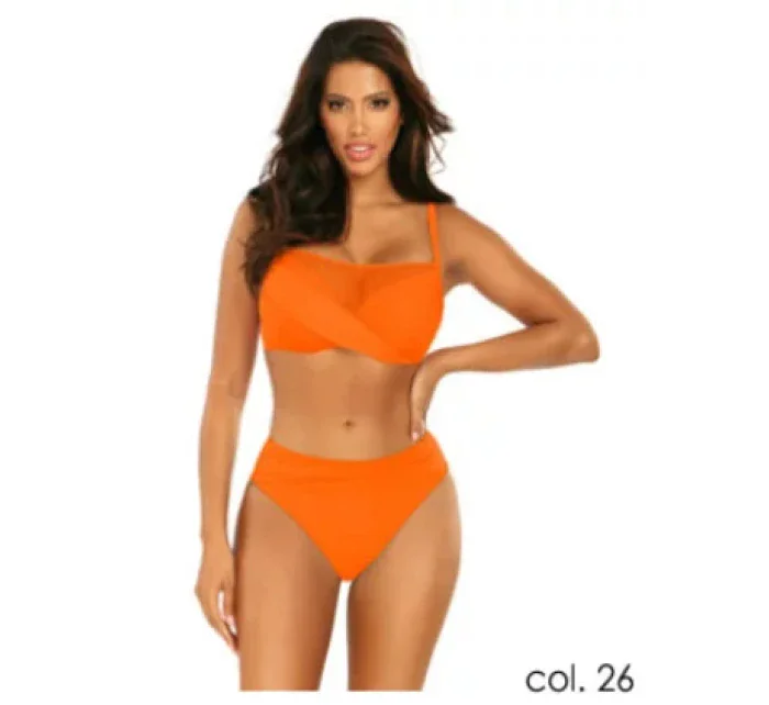 Dámske dvojdielne plavky Fashion 16 S1002N2-26c, oranžová - Self Dámske dvojdielne plavky Fashion 16 S1002N2-26c, oranžová - Self