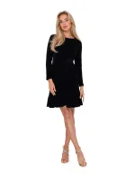 Dámske šaty M765 Čierna - MOE