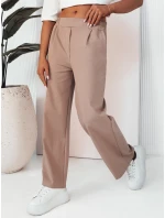 Dámské široké kalhoty béžové Dstreet model 21975100 - FashionStreet