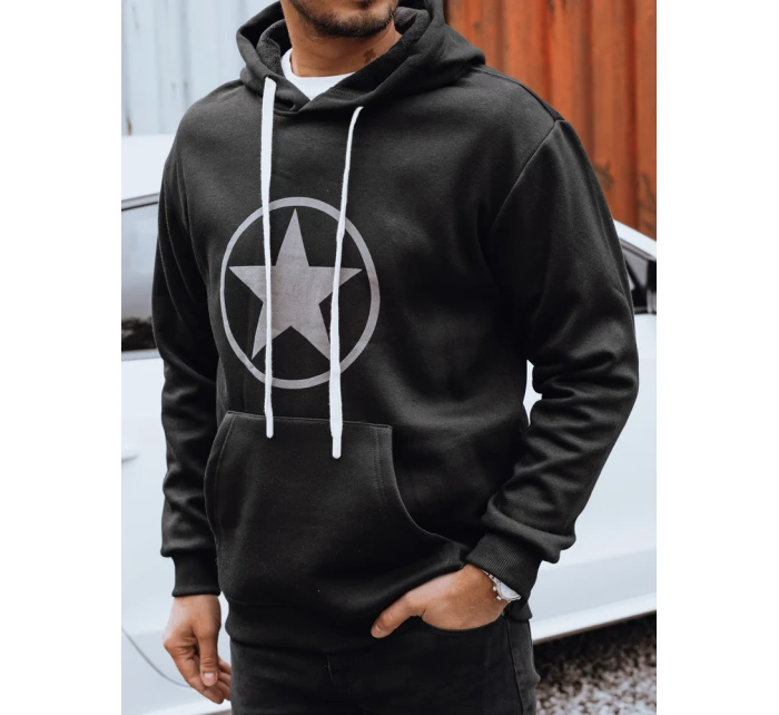 Pánska čierna mikina FashionStreet BX5932