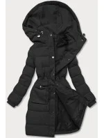 Dámska zimná páperová bunda čierna (CAN-865)