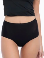 Dámske jednoduché maxi čierne nohavičky - JULIMEX