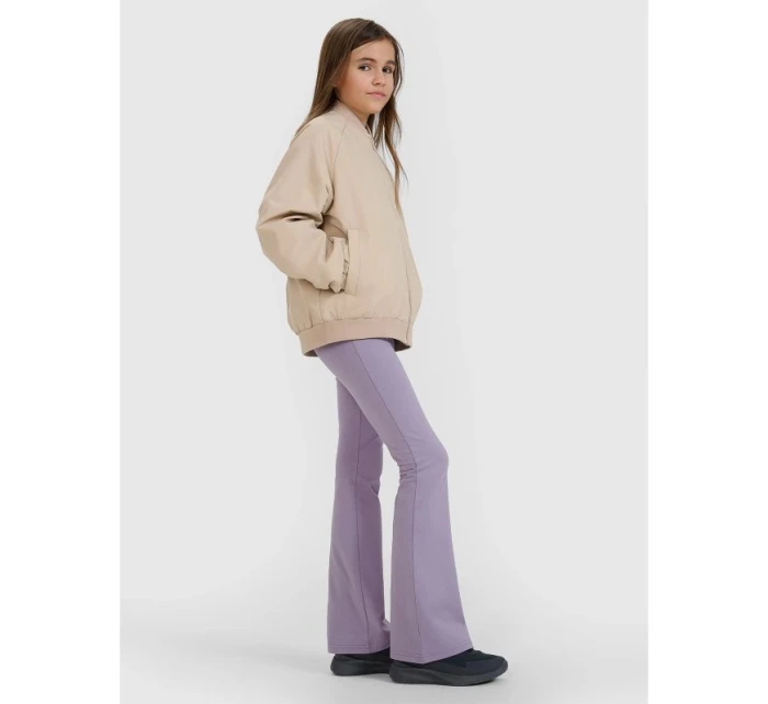 Dievčenská prechodná bunda bomber 4F 4FJWSS25TJACF184-82S