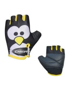 CHIBA COOL KIDS rukavice čierne tučniak XS