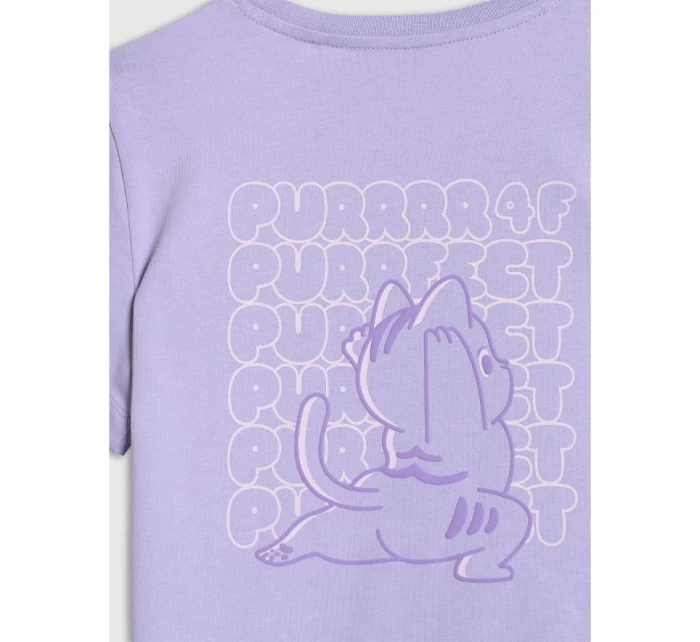 Dievčenské tričko s potlačou 4F 4FJRAW25TTSHF3199-52S