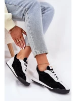 Dámské Kožené Sportovní Boty model 21690049 Černé - Laura Messi