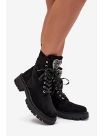 Boty Pracovní S Zateplené Eko Semišové Černé model 21707016 - Boto Boty Pracovní S Zateplené Eko Semišové Černé model 21707016 - Boto