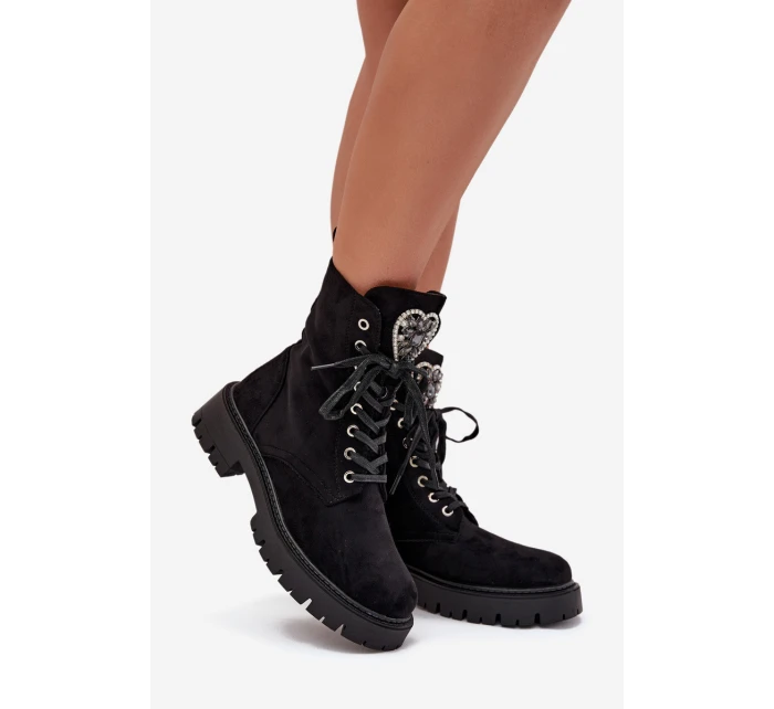 Boty Pracovní S Zateplené Eko Semišové Černé model 21707016 - Boto Boty Pracovní S Zateplené Eko Semišové Černé model 21707016 - Boto