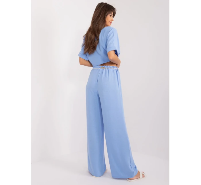 Spodnie DHJ SP model 19760094 jasny niebieski - FPrice Spodnie DHJ SP model 19760094 jasny niebieski - FPrice