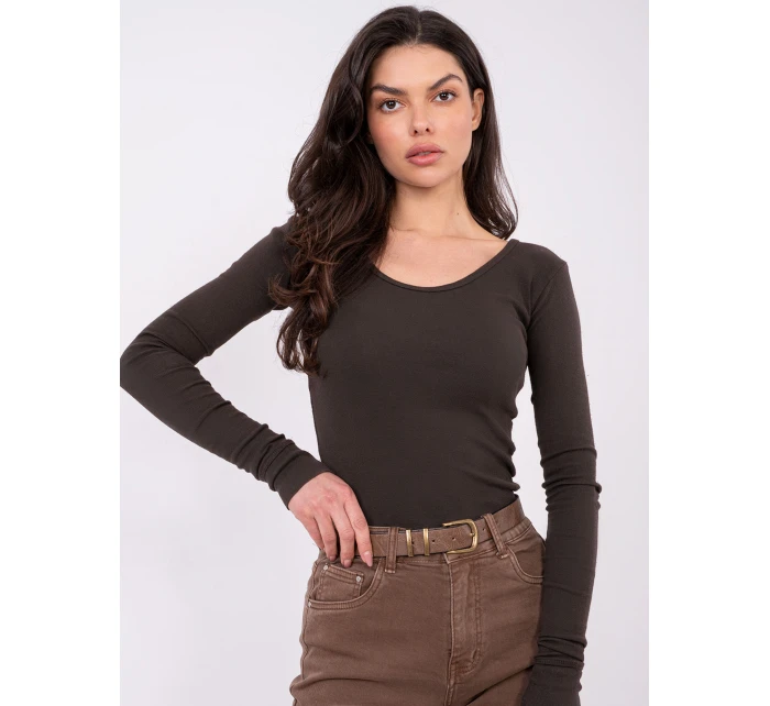 Blúzka WT BZ A1090.83 tmavohnedá