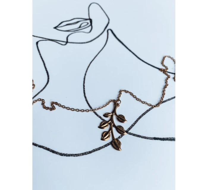 Zlatý náhrdelník model 21962363 - FashionStreet