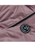 Růžová dámská oversize bunda parka model 19410175 - S'WEST