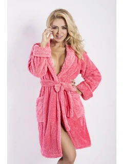 Dámský župan Eliza short coral - DKAREN