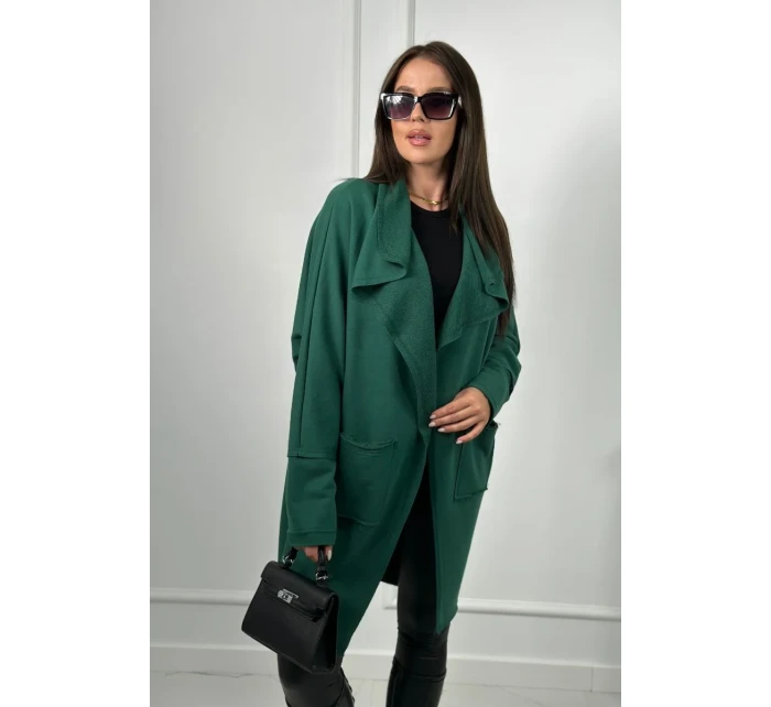 model 18856944 s kapsami tmavě zelená - K-Fashion model 18856944 s kapsami tmavě zelená - K-Fashion