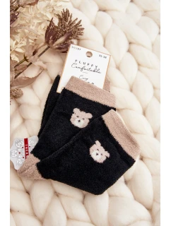 Dámské teplé ponožky s model 21643595 Černé - Aura.via