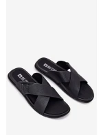 Pánské Kožené Sandały S Přezkou Big Star model 21693015 Černé - Big Star Shoes