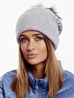 Dámska čiapka AT CZ 17230.43 sivá