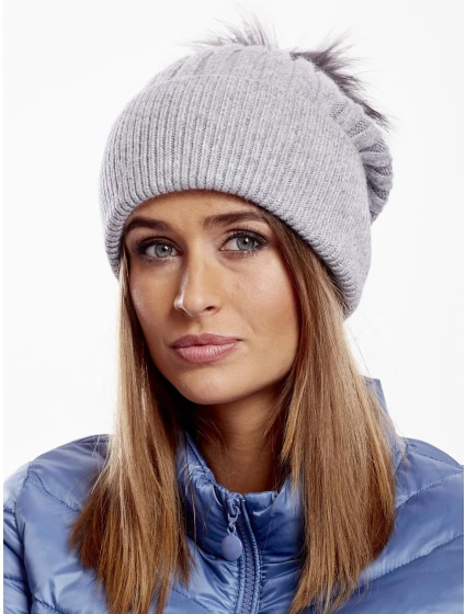 Dámská čepice AT CZ model 14822465 šedá - FPrice