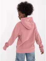 Mikina D20005M02627B2 tmavoružová Mikina D20005M02627B2 tmavoružová