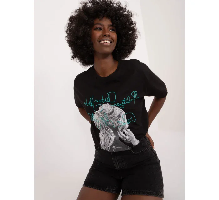 T shirt PM TS model 21185770 czarny - FPrice