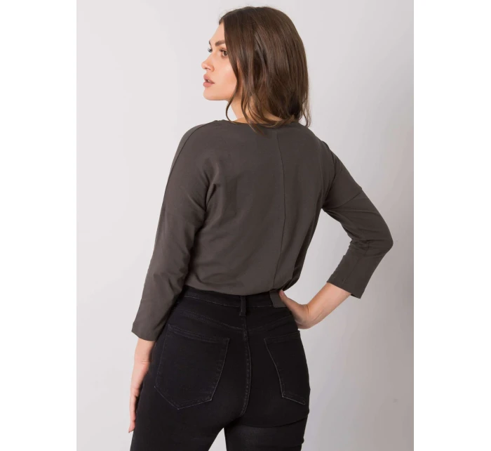 Blúzka RV BZ 0126.01P tmavá khaki